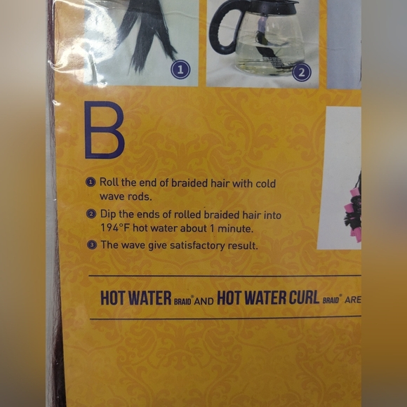 Yaki Synthetic Hair Extensions Easy Braid 3 Piece  Burgundy 52" - Picture 3 of 7